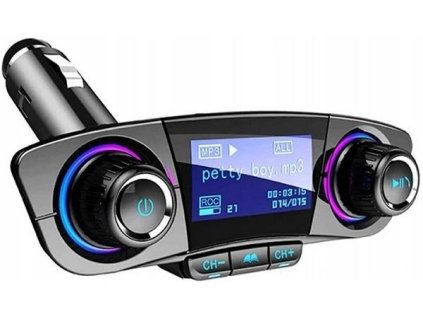 FM modulátor - transmitter do auta s bluetooth USB