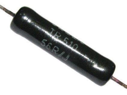 56R TR510, rezistor 6W drátový smaltovaný