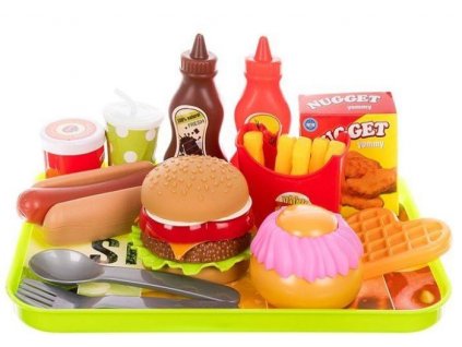 Plastový Fast food set pro děti