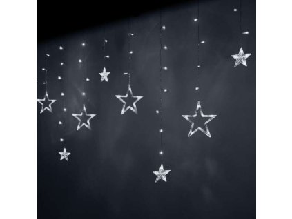 Vánoční  osvětlení  138LED STAR LIGHT CURTAIN, studená bílá