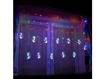 Vánoční osvětlení řetěz koule 3m 108LED vícebarevné