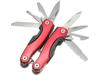 Multifunkční nůž 9 v 1-nůž,kleště,šroubováky,pilník,otvíráky-větší