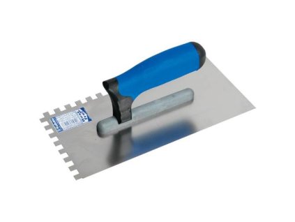 Hladítko nerez, zub 8 mm, 270 x 130 mm, gumová rukojeť, KUBALA ENPRO
