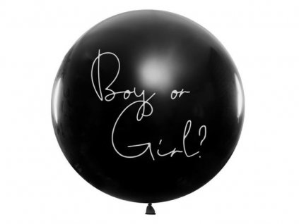 Balón Boy or Girl? modré konfety 100cm