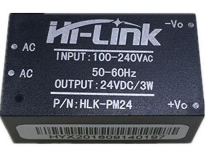 Spínaný zdroj Hi-Link HLK-PM24 3W 24V/0,125A