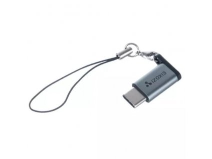 Adaptér OTG Micro USB 2.0 USB Type-C se šňůrkou Izoxis