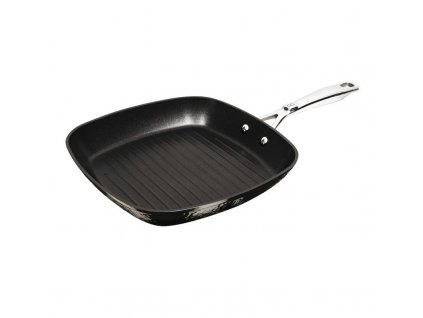 BERLINGERHAUS Pánev grilovací s titanovým povrchem 28 cm Shine Basalt Collection BH-6658