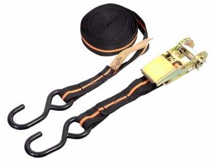 Popruh s ráčnou a háky 5m  TÜV/GS