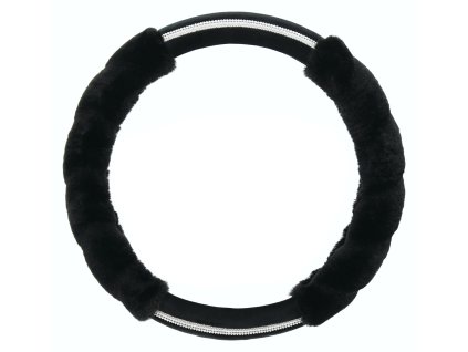 Potah volantu DIAMOND černý