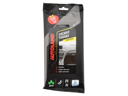 Ubrousky XL na palubní desku NATURAL 25ks