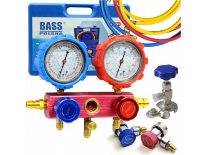 Tester měření tlaku v klimatizacích BASS