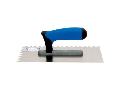 Hladítko nerez, zub 10 mm, 270 x 130 mm, gumová rukojeť, KUBALA ENPRO