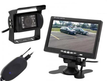 Bezdrátová couvací kamera s monitorem LCD 7”