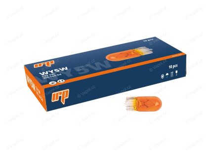 Žárovka WY5W 12V 5W celosklo - oranžová IRP