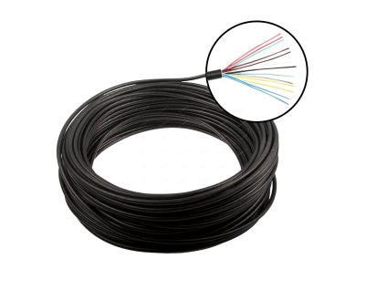 Kabel 13-žilový, 12 x 1 mm + 1 x 1,5 mm , gumový plášť MULTIPA
