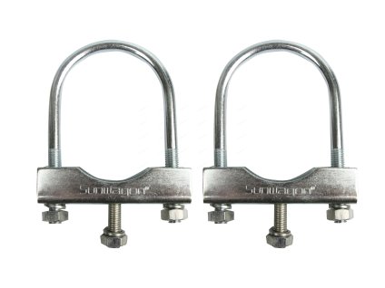 Držák podpěrného kola na kulatou oj 70 mm (sada 2 ks), MULTIPA