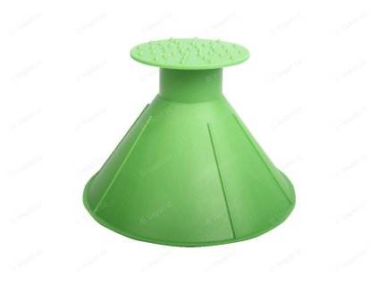 Škrabka na sníh kuželová, nálevka