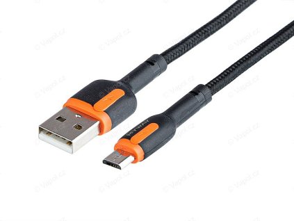 Nabíjecí spletený kabel 100 cm, USB > micro USB,  MYWAY