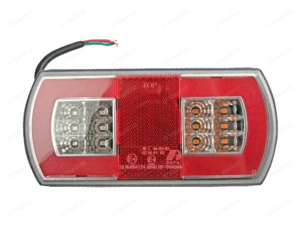 Sdružené světlo TRS030 pravé, LED, s osvětlením SPZ, 12 / 24 V MULTIPA