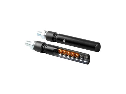 Ukazatel směru na moto LINE SQ LED přední + poziční světlo, LAMPA