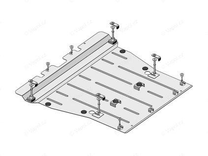 Ocelový kryt motoru a převodovky Toyota RAV 4 HYBRID 2018-