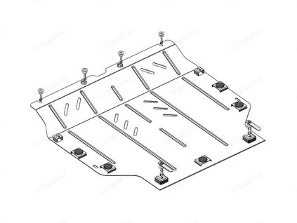 Ocelový kryt motoru a automatické převodovky Toyota C-HR 2016-