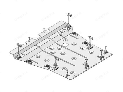 Ocelový kryt motoru a převodovky Toyota Highlander 2,5 HYBRID 2019-