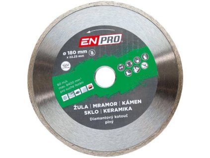 Kotouč diamantový plný Ø 180 x 1.6 x 22.3 mm, ENPRO