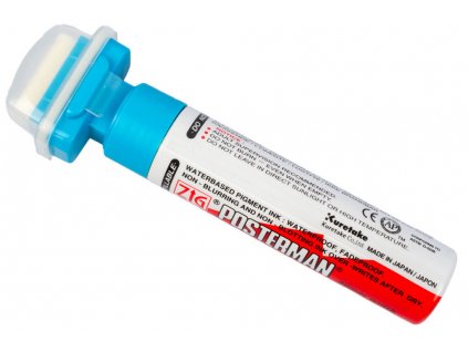 Fixy na sklo Posterman voděodolné- 30 mm - modrý sv. - 458010035