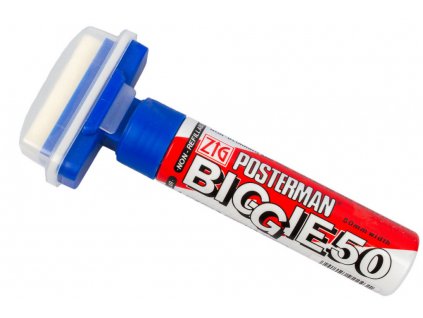 Fixy na sklo voděodolné Posterman Biggie - 50 mm - modrá tm. - 458010120