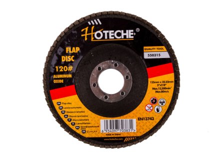 Lamelový brusný kotouč 125 mm, P120 - HT550315