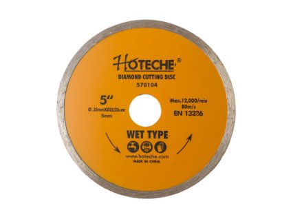 Diamantový řezný kotouč 125 mm, WET TYPE - HT570104
