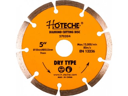 Diamantový řezný kotouč 125 mm, segmentový - HT570204