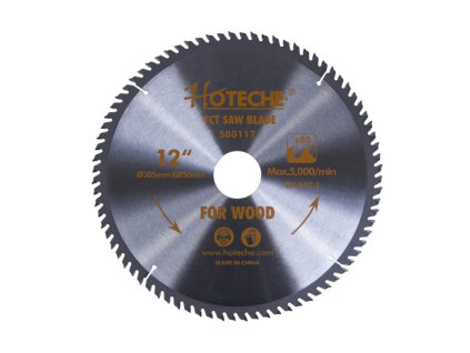 Pilový kotouč na dřevo 305 mm, 80 zubů - HT580117