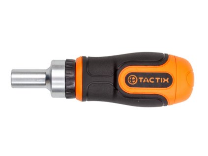 Mini ráčnový šroubovák 115 mm s bity, 6 ks - TC900063