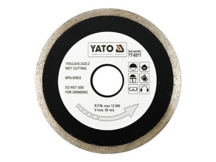 Diamantový kotouč, 230 mm - YT-6015