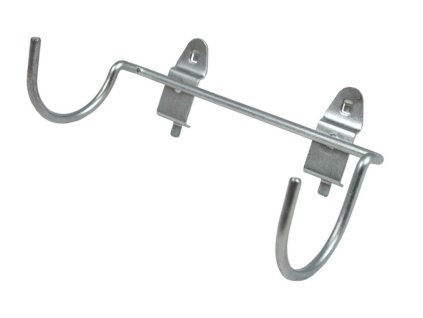 Dvojitý hák do děrované desky, 150 mm - ZS003806