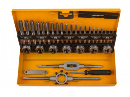 Sada závitníků a čelistí 32 ks - HT640203