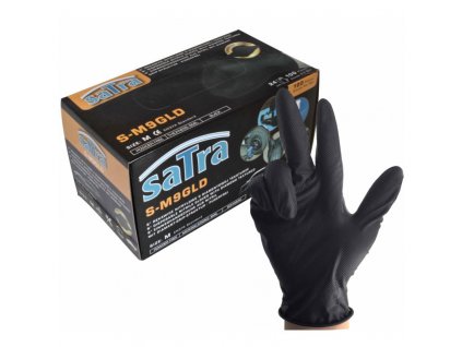 Ochranné jednorázové rukavice, velikost M, 100 ks - SM9GLD