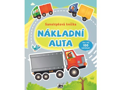 Samolepková knížka Nákladní auta