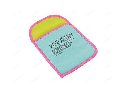 Utěrka proti zamlžování skel, Caromtion