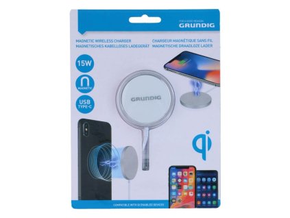 Bezdrátová nabíječka magnetická 15W