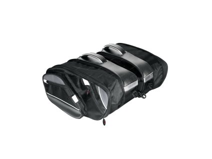Moto brašny sedlové 2x25-37l 47x26x31 cm