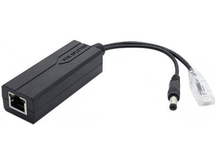 POE Splitter HX-PD02S-G, výstup 12V/1,2A, DC konektor 5,5x2,1mm