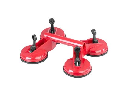 Držák na sklo 4 přísavky, nosnost 110kg