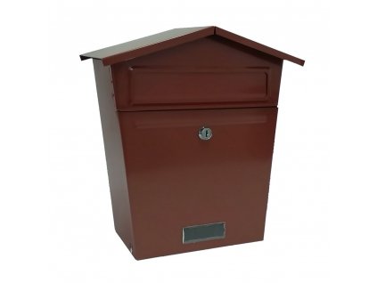 Poštovní schránka Modern H hnědá 365x365x133mm
