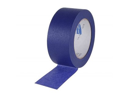 Páska maskovací krepová profi modrá, 50m, 48mm