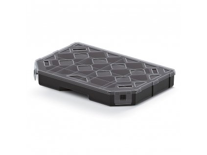 Organizér TAGER 284x195x40mm, polykarb. víko, přepážky