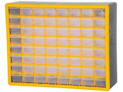 Organizér na stěnu SBx3045-G, 64 zásuvek