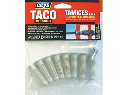 Sítko CEYS na chemickou kotvu 9x50 8ks